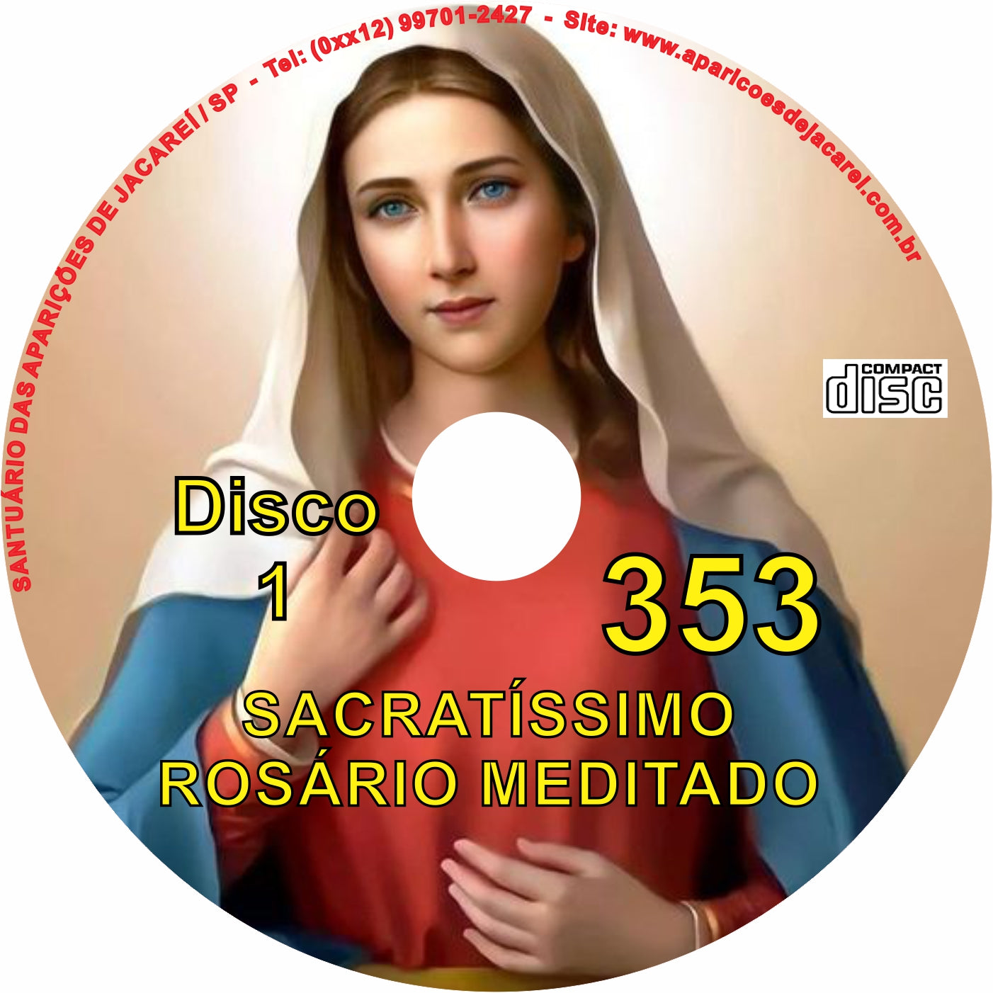 CD Rosário Meditado 353 CD Rosário Meditado 353